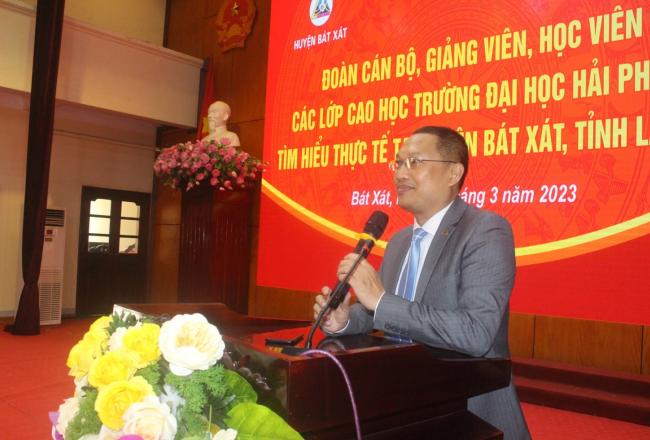 PGS. TS Nguyễn Thái Sơn- Trưởng khoa kế toán- Tài chính, Trường Đại Học Hải Phòng