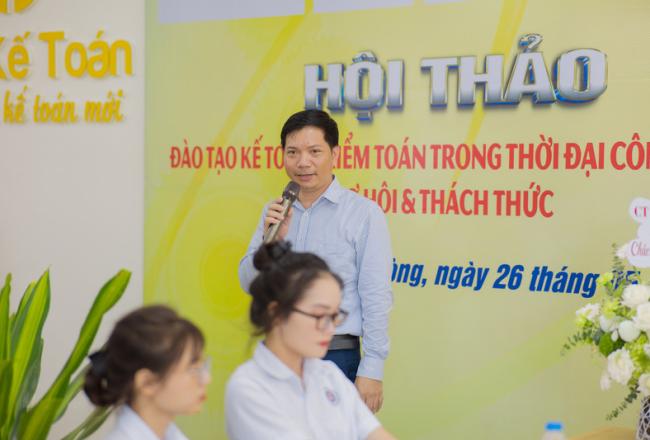 Thầy Mai Khắc Thành- Trưởng khoa Quản trị - Tài Chính, Trường Đại Học hàng hải Việt Nam